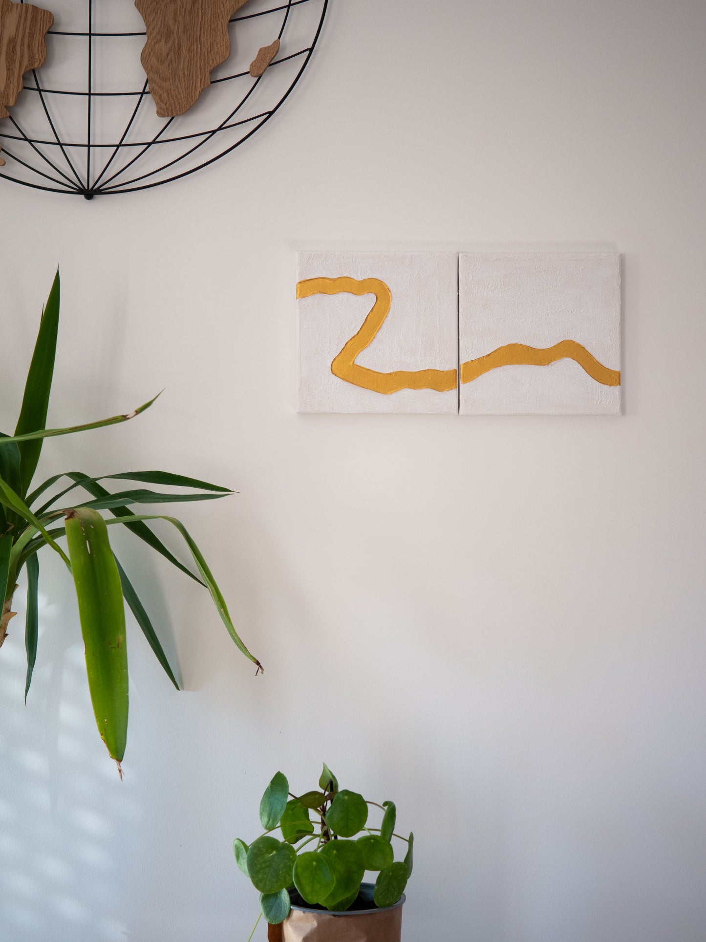 Gold art work