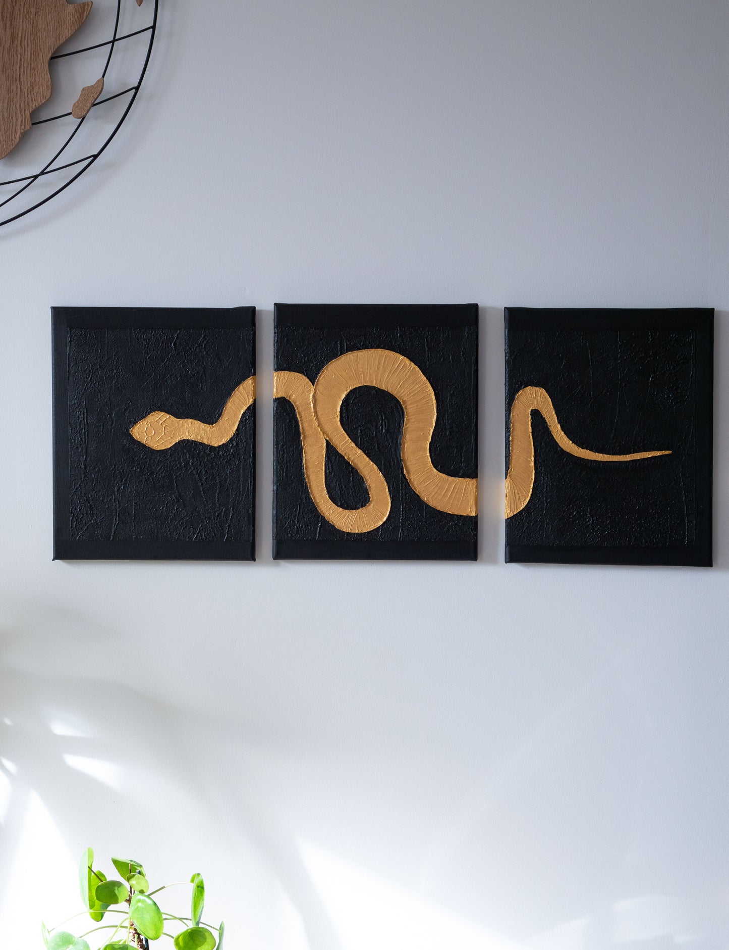 Gold art work