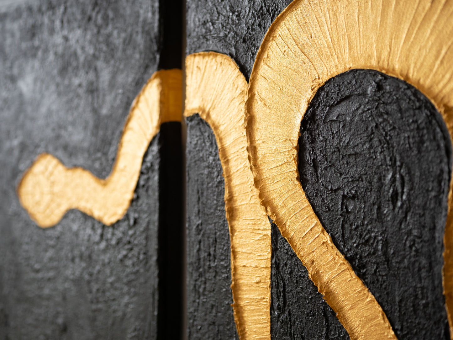 Gold art work